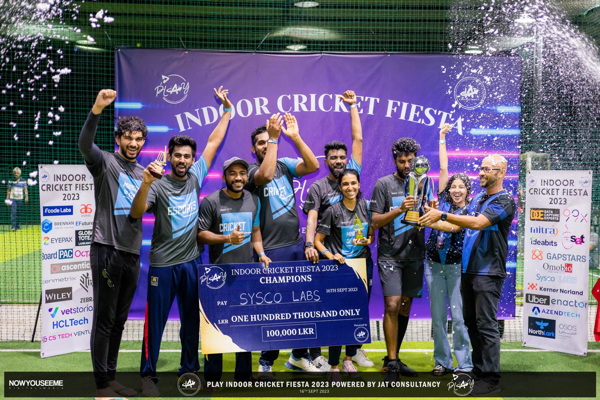 PLAY by JAT Indoor Cricket Fiesta champions