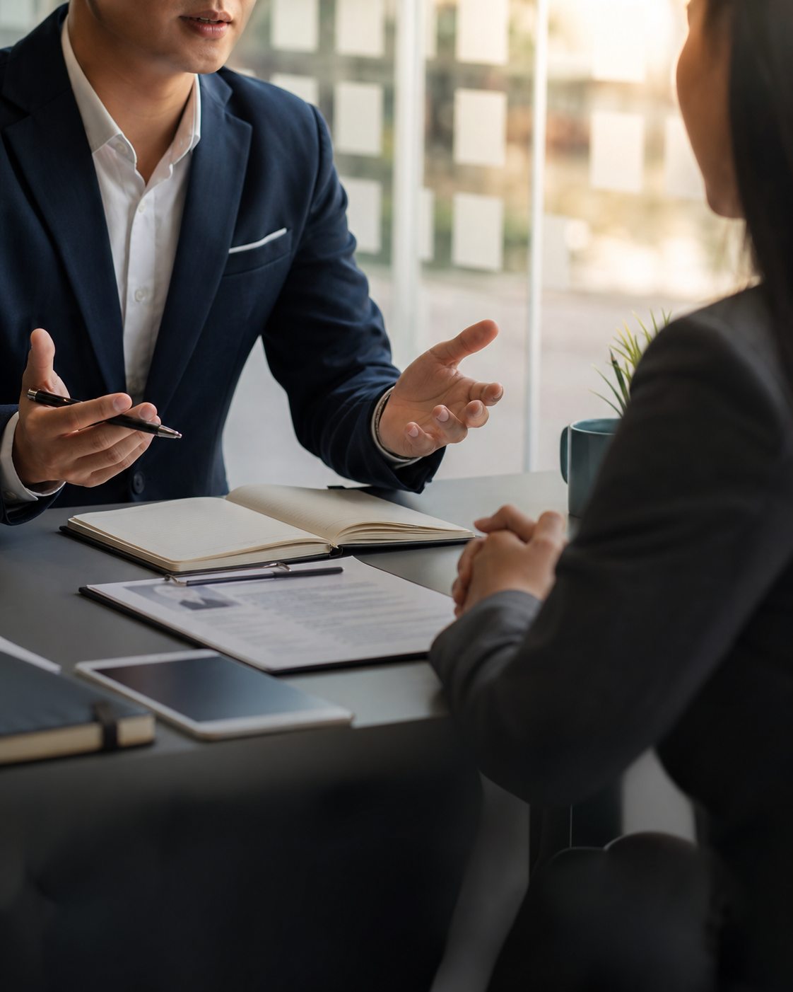 Interview preparation with a consultant
